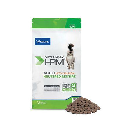 VET HPM Adult Cat Salmon Neutered&Entire 1,5kg