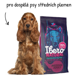 Ibero NATURAL dog Medium Adult Pork&Lamb 12kg