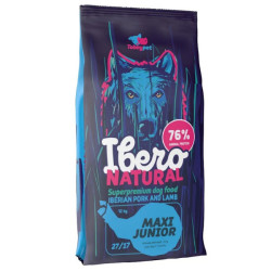 Ibero NATURAL dog Maxi Junior Pork&Lamb 12kg
