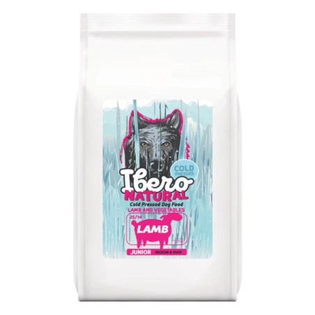Ibero NATURAL dog Junior M/L COLD PRESSED lamb 12kg