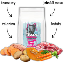 Ibero NATURAL dog Junior M/L COLD PRESSED lamb 12kg