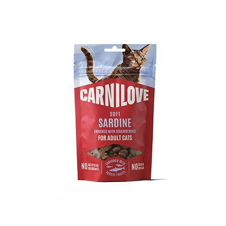 Carnilove Cat SOFT Snack Sardine+Strawberry 50g