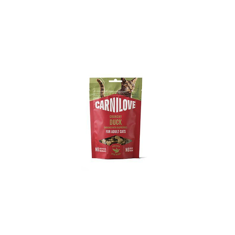 Carnilove Cat CRUNCHY Snack Duck+Raspberries 50g