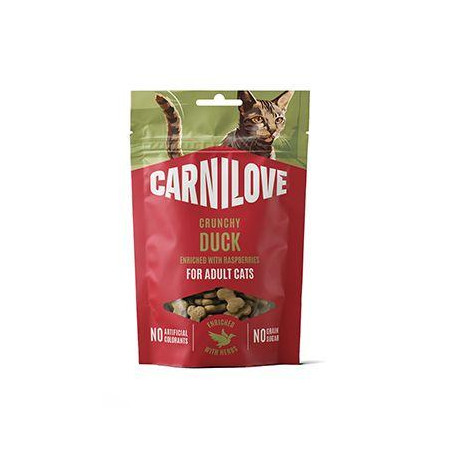 Carnilove Cat CRUNCHY Snack Duck+Raspberries 50g