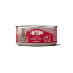 Carnilove Cat Can Paté Turkey & Reindeer 100g