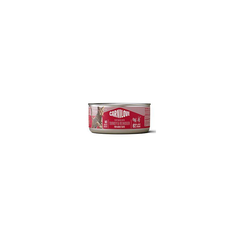 Carnilove Cat Can Paté Turkey & Reindeer 100g