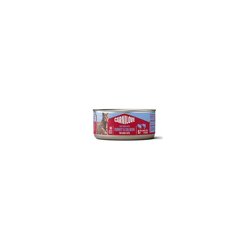 Carnilove Cat Can Paté Turkey & Salmon 100g