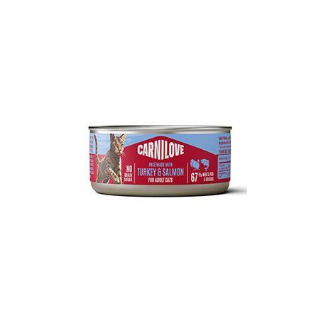 Carnilove Cat Can Paté Turkey & Salmon 100g