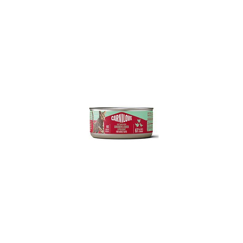 Carnilove Cat Can Paté Chicken,Duck&Pheasant 100g