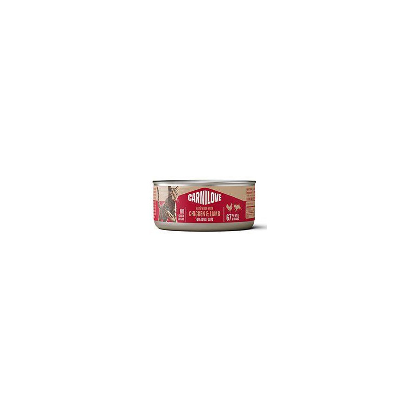 Carnilove Cat Can Paté Chicken&Lamb 100g