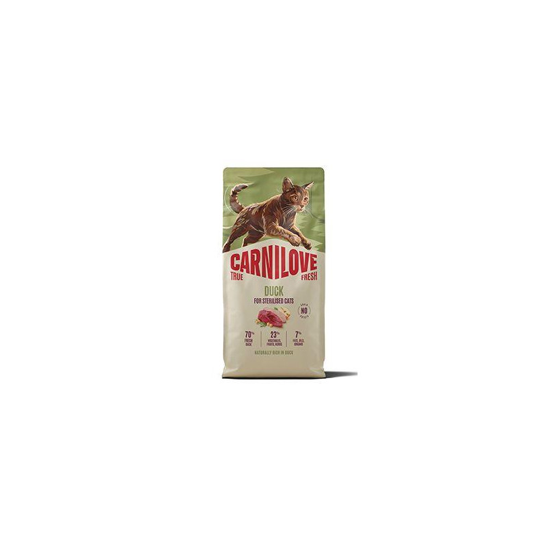 Carnilove Cat True Fresh Dry Duck Steril. Ad.AB 6kg