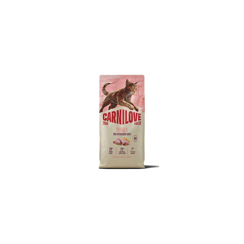 Carnilove Cat True Fresh Dry Turkey Steril.Ad.AB 6kg