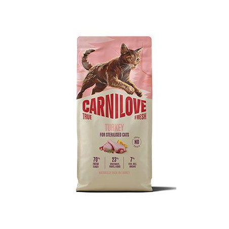 Carnilove Cat True Fresh Dry Turkey Steril.Ad.AB 6kg