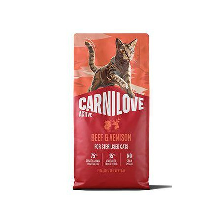 Carnilove Cat Active Dry Beef&Venis.Steril.Ad.AB6kg