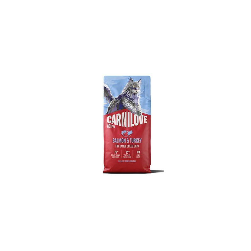 Carnilove Cat Active Dry Salmon&Turkey Adult LB 6kg