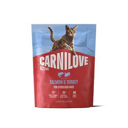 Carnilove Cat Active Dry Salmo&Turkey Steril.Ad.AB400g