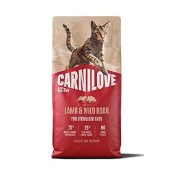 Carnilove Cat Active Dry Lamb& Wild Steril.Ad.AB 6kg