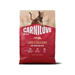 Carnilove Cat Active Dry Lamb& Wild Steril.Ad.AB 2kg