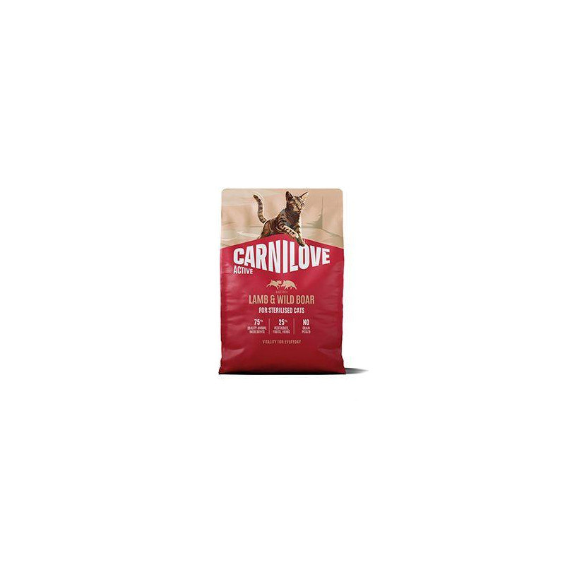 Carnilove Cat Active Dry Lamb& Wild Steril.Ad.AB 2kg