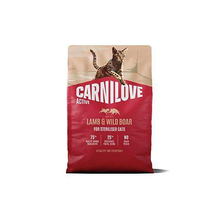 Carnilove Cat Active Dry Lamb& Wild Steril.Ad.AB 2kg