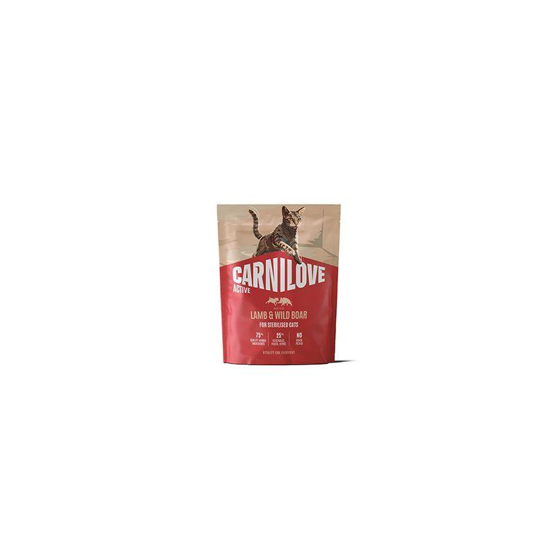 Carnilove Cat Active Dry Lamb& Wild Steril.Ad.AB400g