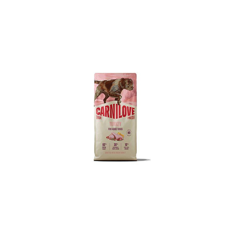 Carnilove Dog True Fresh Dry Turkey Adult AllBree 12kg