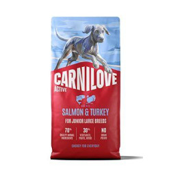 Carnilove Dog Active Dry Salmon&Turkey Junior LB 12kg