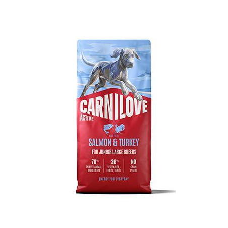 Carnilove Dog Active Dry Salmon&Turkey Junior LB 12kg