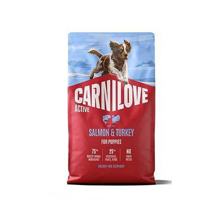 Carnilove Dog Active Dry Salmon&Turkey Puppies 4kg