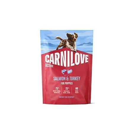 Carnilove Dog Active Dry Salmon&Turkey Puppies 1,5kg