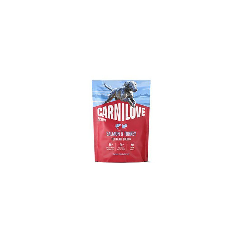 Carnilove Dog Active Dry Salmon&Turkey Adult LB 1,5kg