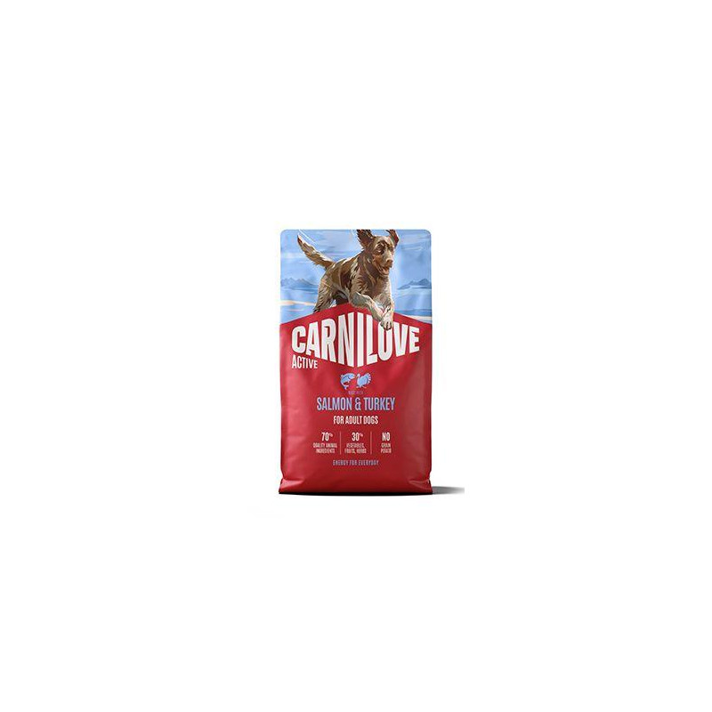 Carnilove Dog Active Dry Salmon&Turkey Adult AB 4kg