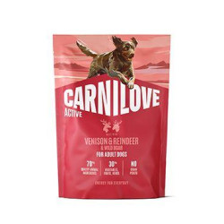 Carnilove Dog Active Dry Venison Active Adult AB 1,5kg