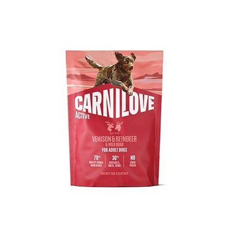 Carnilove Dog Active Dry Venison Active Adult AB 1,5kg