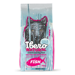 Ibero NATURAL dog Adult M/L COLD PRESSED fish 12kg
