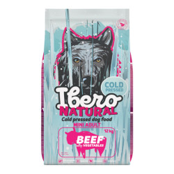 Ibero NATURAL dog Adult S COLD PRESSED beef 12kg