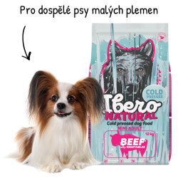 Ibero NATURAL dog Adult S COLD PRESSED beef 12kg