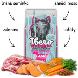 Ibero NATURAL dog COLD PRESSED lamb 12kg