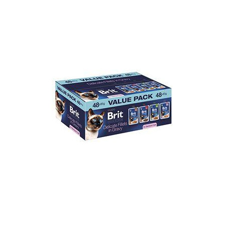 Brit Premium Cat by Nature Value Pack Sterilized 48ks