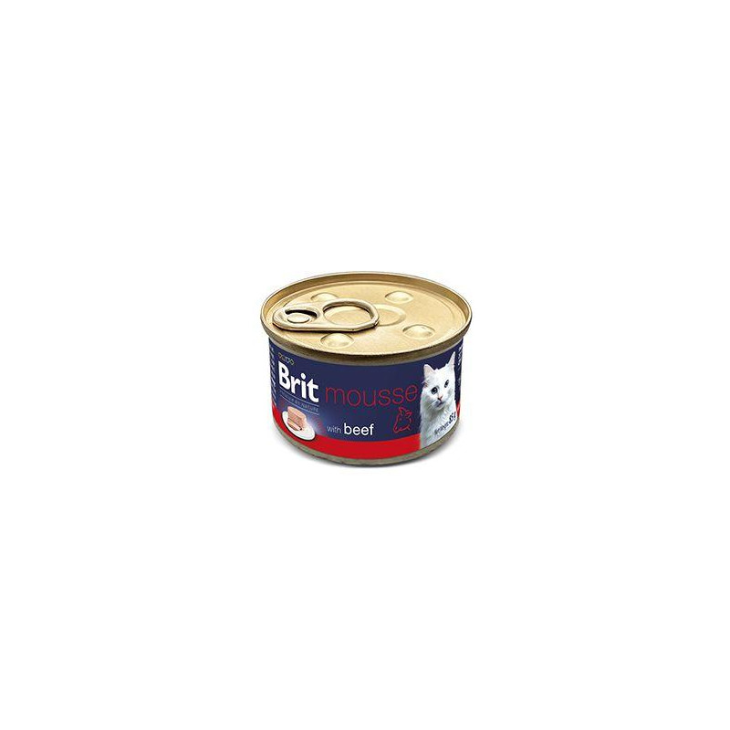 Brit Premium Cat by Nature Mousse Beef 85g