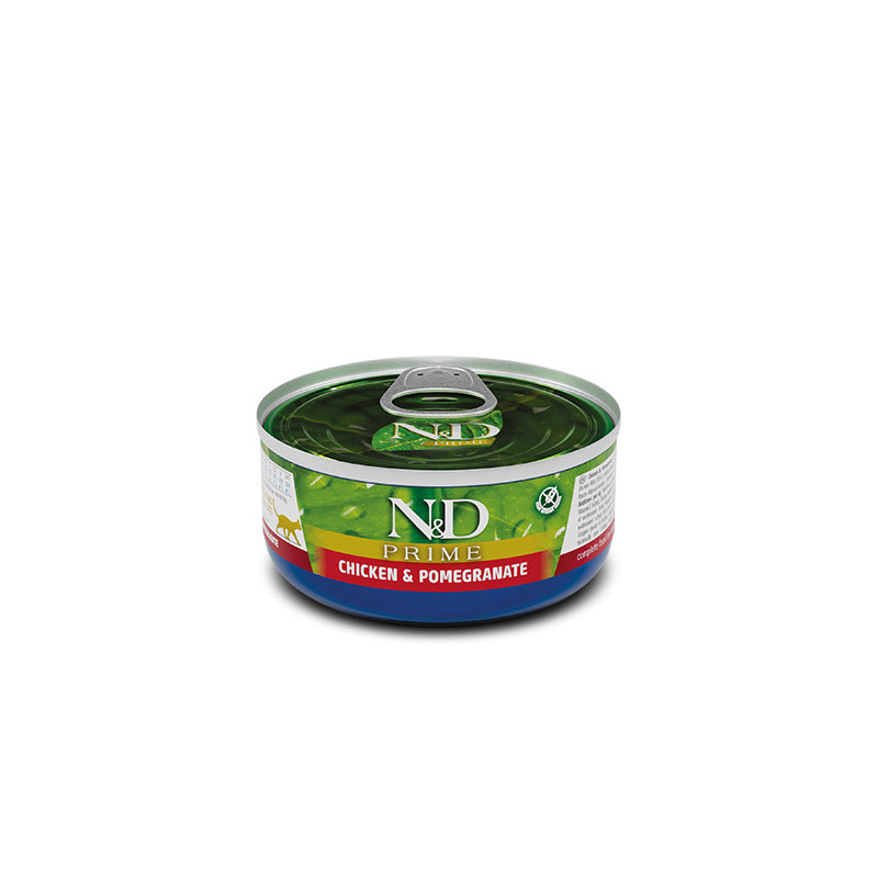 N&D PRIME CAT konz. Chicken & Pomegranate 70g