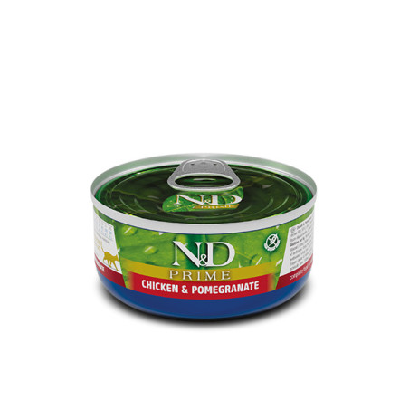 N&D PRIME CAT konz. Chicken & Pomegranate 70g