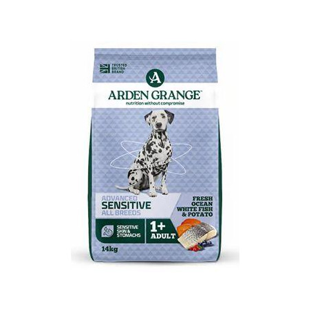 Arden Grange Dog GF Adult Sen.Oc.White Fish&Potato14kg