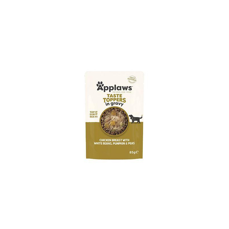 Applaws Dog kapsa Toppers Gravy kuře s fazolk.dýní 85g