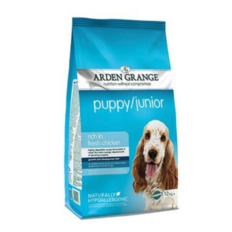 Arden Grange Dog Puppy/Junior rich in fresh Chick.14kg