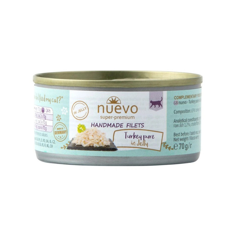 Nuevo kočka Handmade Pure krůta v želé konz. 70g