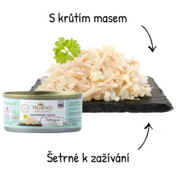 Nuevo kočka Handmade Pure krůta v želé konz. 70g