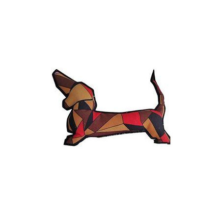 Hračka pes animALL Jezevčík textil, barevný 20x25cm