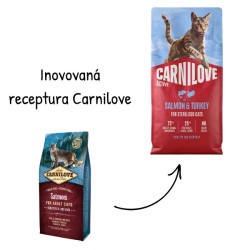 Carnilove Cat Active Dry Salmon&Turkey Steril.Ad.AB6kg