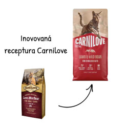Carnilove Cat Active Dry Lamb& Wild Steril.Ad.AB400g
